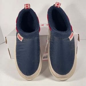 KAPPA UNISEX 222 BANDA MULE COLOR NAVY RED AND WHITE SIZE MEN 9 WOMEN 10.5 SHOES